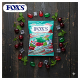 Fox's Candy Crystal Clear Mint Blossom Oval Flowrap Candy 125g Pack of 6