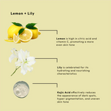 BCL Spa Organics 16oz Lemon + Lily  Sugar Scrub