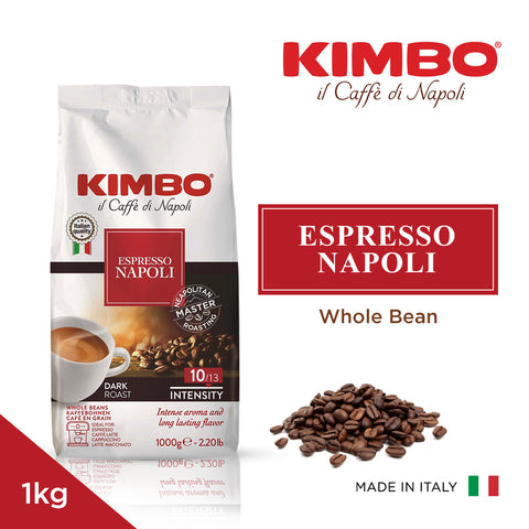 Kimbo Whole Bean Espresso Napoli 1kg Italy