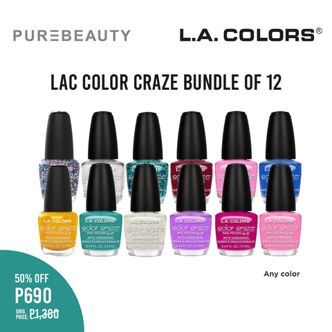 LA Colors Craze Bundle of 12