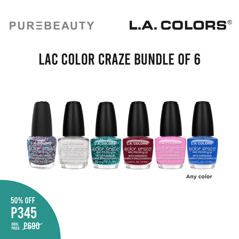 LA Colors Craze Bundle of 6