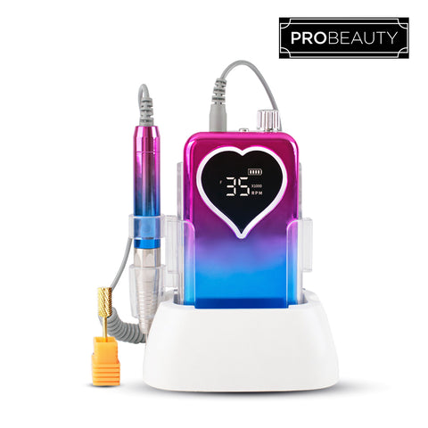 Probeauty Gradient Blue Portable and Desktop Brushless Nail Drill Machine 35000RPM