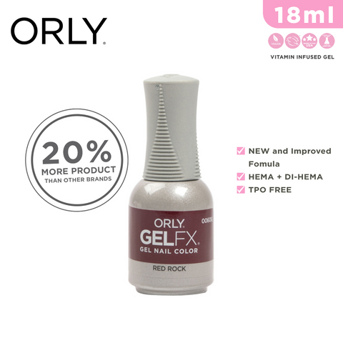 Orly Gel Fx Color Red Rock 18ml