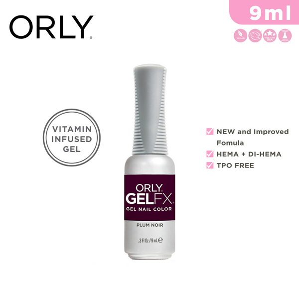 Orly Gel Fx Color Plum Noir 9ml