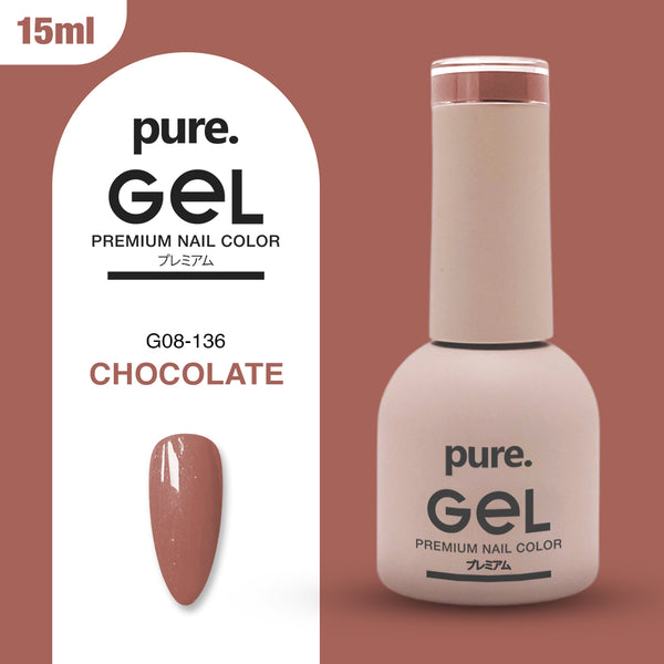 Pure. Gel Premium Nail Color Chocolate 15ml