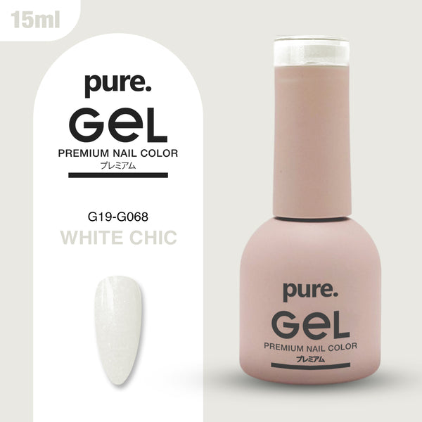 Pure. Gel Premium Nail Color White Chic 18ml