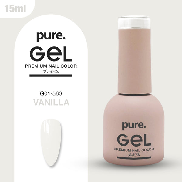 Pure. Gel Premium Nail Color Vanilla 15ml