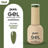 Pure. Gel Premium Nail Color Forest Spice 15ml