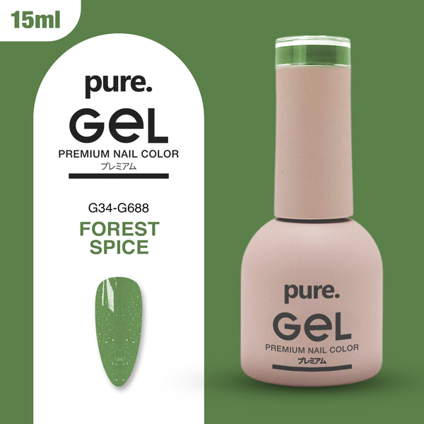 Pure. Gel Premium Nail Color Forest Spice 15ml