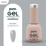 Pure. Gel Premium Nail Color Confetti 15ml