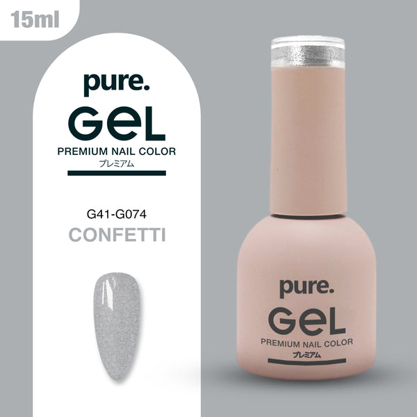 Pure. Gel Premium Nail Color Confetti 15ml