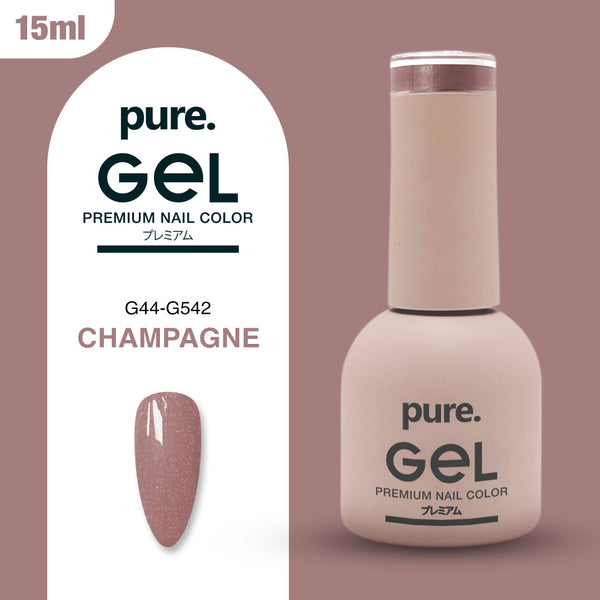 Pure. Gel Premium Nail Color Champagne 15ml