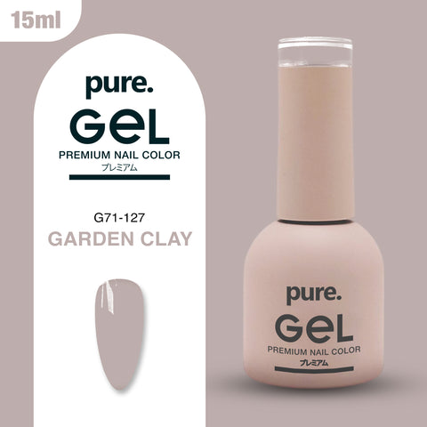 Pure. Gel Premium Nail Color Garden Clay 15ml