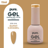 Pure. Gel Premium Nail Color Burnt Caramel 15ml