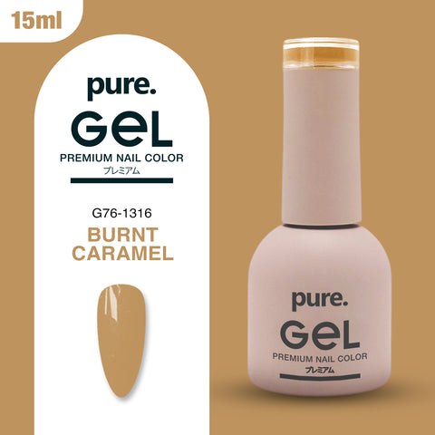 Pure. Gel Premium Nail Color Burnt Caramel 15ml