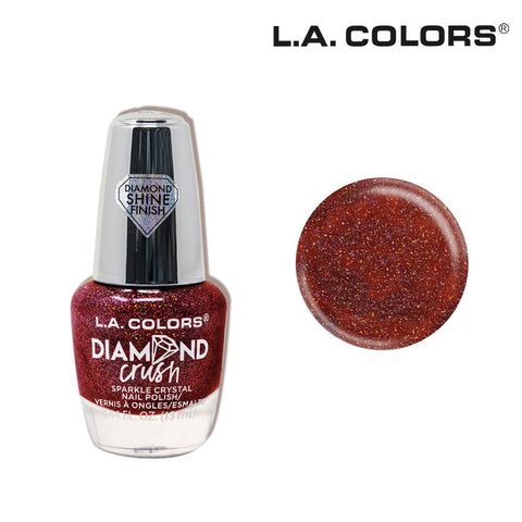 LA Colors Diamond Crush Polish Ruby Glass