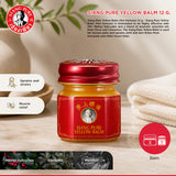 Siang Pure Bundle 12:Inhaler 2-in-1, Liquid Inhalant (Ball Tip) 5cc & Balm12g (Yellow) Formula 1