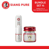 Siang Pure Bundle 4: Inhaler 2-in-1 & Balm 12g (White) Formula 2