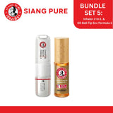 Siang Pure Bundle 5: Inhaler 2-in-1  &  Oil Ball Tip 5cc Formula 1