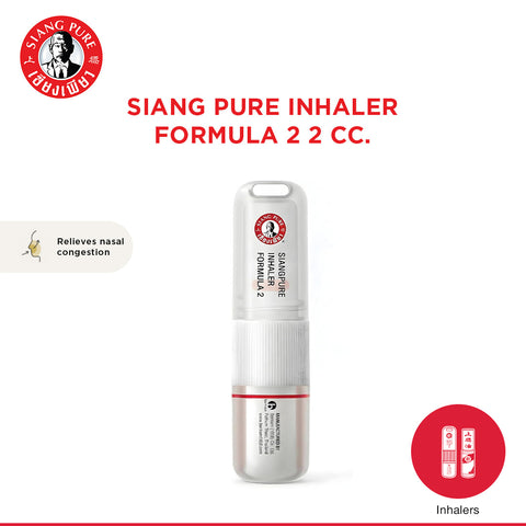 Siang Pure Inhaler 2-in-1 - Menthol Nasal Inhaler & Aromatic Oil