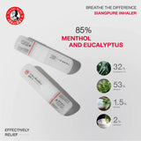 Siang Pure Inhaler 2-in-1 - Menthol Nasal Inhaler & Aromatic Oil