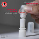 Siang Pure Bundle 13:Inhaler 2-in-1, Liquid Inhalant (Ball Tip) 5cc & Balm12g (White) Formula 2