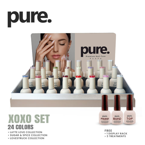 Pure. Gel Premium Nail Color XoXo Set
