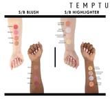 Temptu S/B Starter And Pro Sets 1/4oz Blush & Highlighters:8Pack