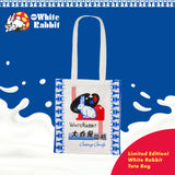 White Rabbit Canvas Tote Bag - Limited Edition
