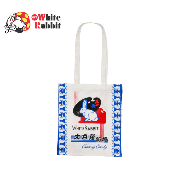 White Rabbit Canvas Tote Bag - Limited Edition