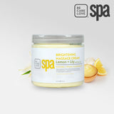 BCL Spa Organics 16oz Lemon + Lily  Massage Cream