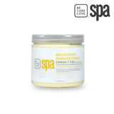 BCL Spa Organics 16oz Lemon + Lily  Massage Cream