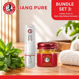 Siang Pure Bundle 3: Inhaler 2-in-1 & Balm 12g (Yellow) Formula 1