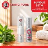 Siang Pure Bundle 6: Inhaler 2-in-1  &  Oil Ball Tip 5cc Formula 2