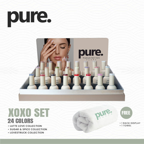 Pure. Gel Premium Nail Color XoXo Set