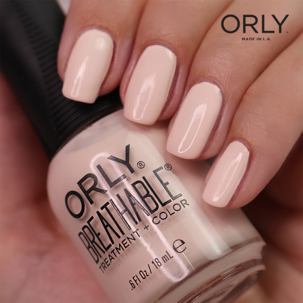 Orly Breathable Nagellack „Let's Get Fizz-Ical“ – 18 Ml, Schimmernd Beige | Atmungsaktive Formel Mit Arganöl & Provitamin B5