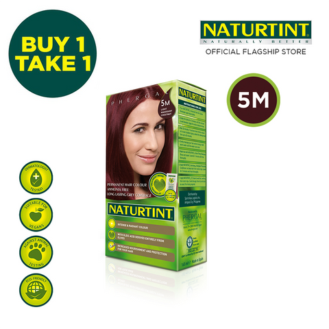 Naturtint Natural Permanent Hair Color 5M Light Mahogany Chestnut - BUY 1, GET 1!