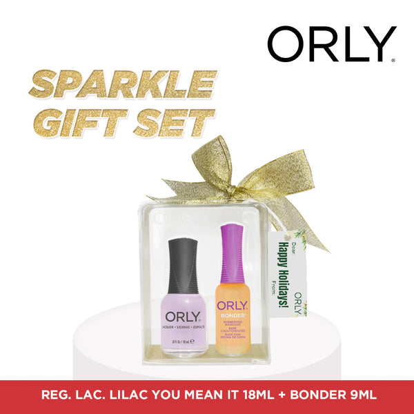 Orly Regular Lacquer Lilac You Mean It - Sparkle Gift Set (1+Bonder)